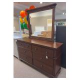 6 DRAWER DRESSER & MIRROR - ASPEN HOME