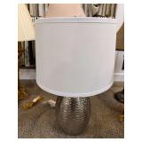 10280PTM PLATINUM TBL LAMP 24" - MURRAY FEISS IMPORT LLC & 94933 NEEDLESS EYE MTL TBL LMP 38" - STEIN WORLD