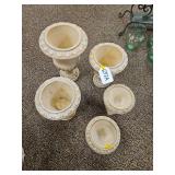 LOT OF 5 SAND PLANTERS
