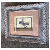 4 PICTURES WITH ORNATE MATTED SHAWDOW ELEMENTS FOR