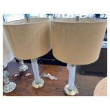 PAIR OF 28" TABLE LAMP - FANGIO LIGHTING