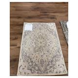 36” x 25” accent rug