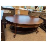 OVAL COCKTAIL TABLE - MAGNUSSEN HOME FURNISHINGS, INC