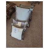 BED PILLOWS, 2 EURO, 1 MED, 1 SMALL