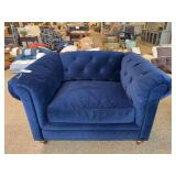 CHESTERFIELD CHAIR 1/2 W/ BL. DOWN - CRAFTMASTER