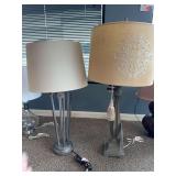 BURLAP SHADE DARK SILVER - FANGIO LIGHTING AND L42631 POLY TABLE LAMP - STYLECRAFT HOME COLLECTION, INC.