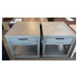 9158540-BC 09712PAIR OF  DRAWEK END TABLES