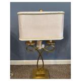 LAMP BP8165 TL,W/HARP/FINIAL - STYLECRAFT HOME COLLECTION, INC. 32" & UG-1022-30 MERCURY TABLE LAMP SILVER 20"- MOE