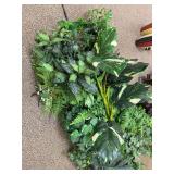 Lot of artificial plants