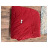RED AND BROWN COMFORTER