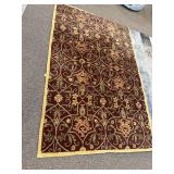 5 x 8 Horizon Rugs Burgundy, Gold, Green