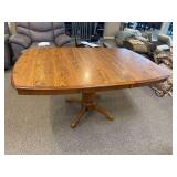SINGLE PED TABLE TOP LEGACY FINISH - BROOKS FURNITURE MFG., INC.