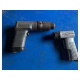 Snap-On pneumatic drill, Blue Point air chisel