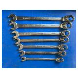 Snap-On metric ratcheting combination wrenches