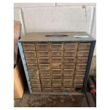 Multiple drawer cabinet & hardware