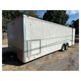 Hallmark Enclosed 26’ racing trailer with internal dovetail.