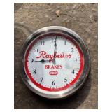 Advertising wall clock, Raybestos Brakes 1902