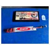 Snap-On die cast Doug Herbert semi with Drag car, Collector Wall Clock