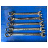 Snap-On metric ratcheting combination wrenches
