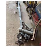 Hydraulic hoist w/ electric winch