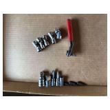 Snap-On swivel head rachets with bits