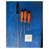 4 Snap-On phillips screw drivers