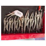 Various vice grips