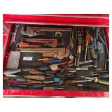 Pipe wrench’s, screwdrivers