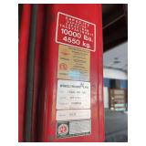 10,000 lb Wheeltronic ltd lift model 1812S