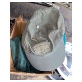 Lot of advertising hats