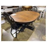PEDESTAL TABLE & 2 CHAIRS