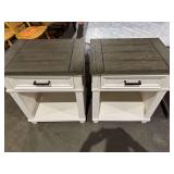 Aspen night stands 24” W x 18” D x 29 3/4” H