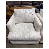Swivel arm chair