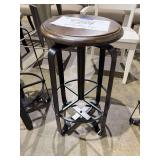 SWIVEL BAR STOOL 27”h