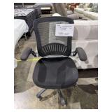 Castered swivel office chair