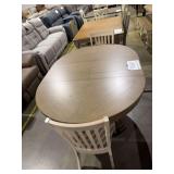 PEDESTAL TABLE & 2 CHAIRS