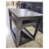 CONSORT CHAIRSIDE TABLE W/PULL- OUT SHELF -- PROGRESSIVE FURNITURE INC. 8001590