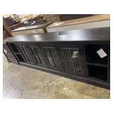 96" CONSOLE/4 DOORS GHOST BLACK - ASPEN HOME