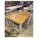 RECTANGULAR TABLE & 3 SIDE CHAIRS