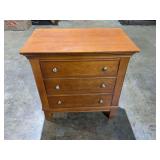 Thomasville 3 drawer nightstand 28" x 17" x 28.5"