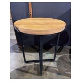 AMES ROUND END TABLE 20X20X24 - JOFRAN,  INC.