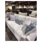 3 cushion white/gey sofa with pillows