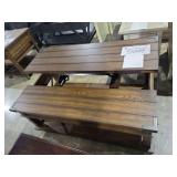 CASTERED LIFT-TOP COCKTAIL TABLE - PROGRESSIVE FURNITURE INC. W/2 SIDE DRAWERS