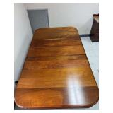 Victorian Eastlake Antique Walnut Dining Table w/ 3 leaves