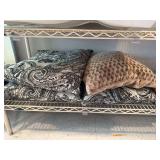 Decorative pillows, bed sheets set