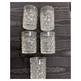 5 Fostoria high ball glasse