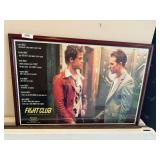 Framed Fight Club picture 27” x 28”