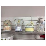 Precious moments music boxes ( 2 are also water globes )