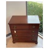 Sanford Furniture Co Mahogany 4 drawer low chest