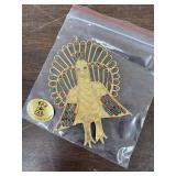 Bag of Kashmir India PAK YAK, metal ornaments, 80 turkeys